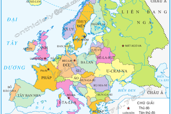 Các quốc gia thuộc Châu Âu
